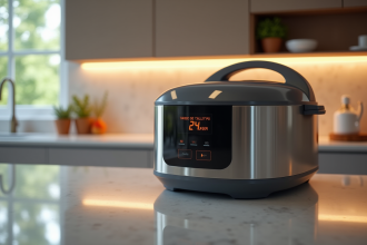 Cuisine moderne avec un Cookeo affichant erreur 24