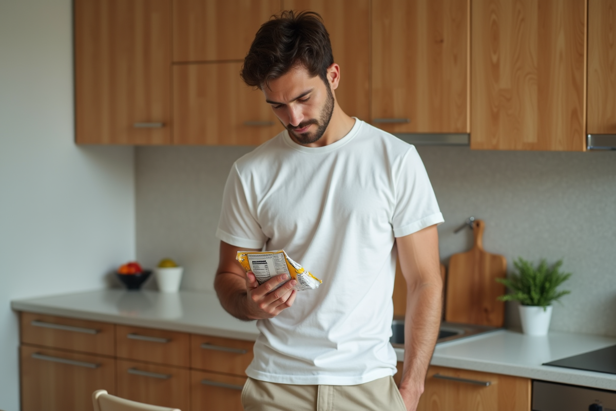 Jeune homme lisant l